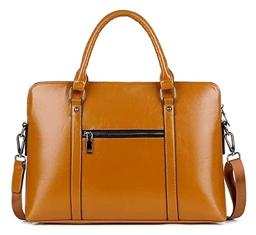 Briefcases Vintage Messenger Handbag,Laptop Handbag Bussiness Shoulder Bag Satchel Case Sleeve for Notebook4