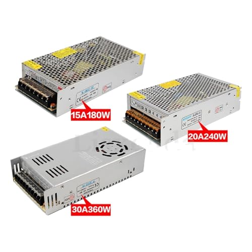 Transformador LED 12V y adaptador AC 220V a DC 12V para tiras de luces 3