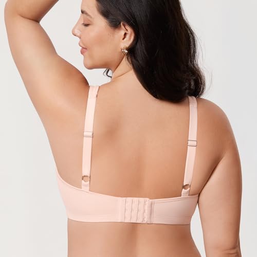 Image of DELIMIRA Women's Minimizer Plus Size Underwire Bras | Smooth, Full Coverage, Seamless, Tshirt Bra