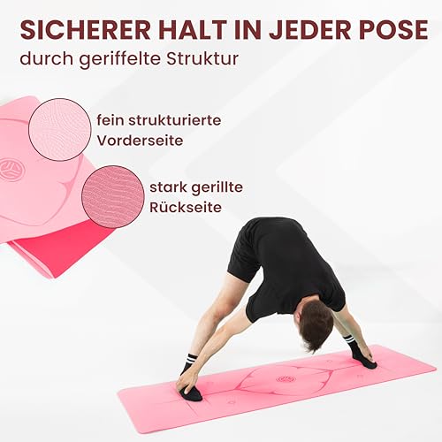 KIANA-SPORTS-Yoga-Matte--Rutschfeste-Sportmatte-in-Deutschland-entwickelt--2-Komfort-Dicken--Formstabile-Yogamatte-Gymnastikmatte--Ideale-Fitnessmatte-fur-Yoga-Pilates-zuhause-oder-im-Studio | Dealmeister.io Alt tag für bilder post titel