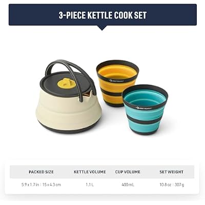 Sea to Summit Frontier Ultralight Collapsible Kettle Cook Set