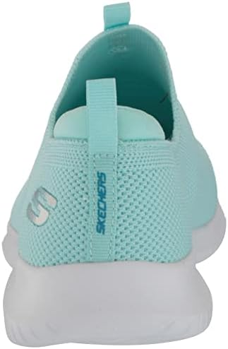 Skechers Kids Girls Ultra Flex-Running Around Sneaker, Aqua, 11.5 Little Kid | Image 2