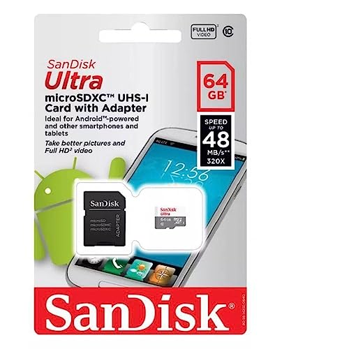 Sandisk SDSQUNS GN6TA Carte mémoire Ultra MicroSDXC UHS I Classe 10 UHS I 80 Mo/ et - vue 8