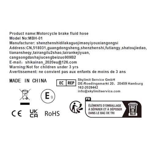 Universal Motorrad Hydraulik Bremsölschlauch CNC Craft Erhältlich in 400mm bis 2400mm M10 Montageloch Drehbare Armaturen Für Motorroller Motorräder ATV Off-Road Fahrzeuge