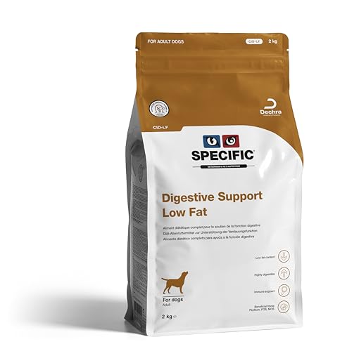 SPECIFIC® Digestive Support (CID-LF) 2 Kg - Cibo secco a basso contenuto di grassi per cani adulti - Supporta la flora intestinale - Omega 3 - Ipoallergenico - DECHRA Veterinary Products