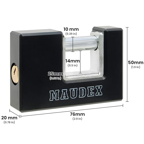 Cadenas conteneurs Maudex RZB75 en acier et protection ABS extérieure