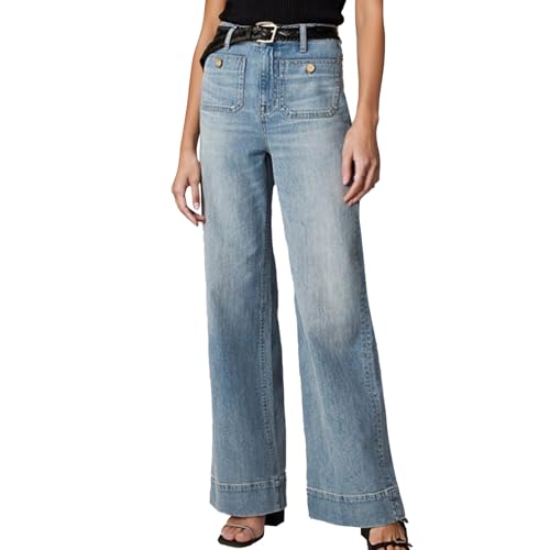 Pantalon de loisirs femme coupe droite haute pour style quotidien confortable