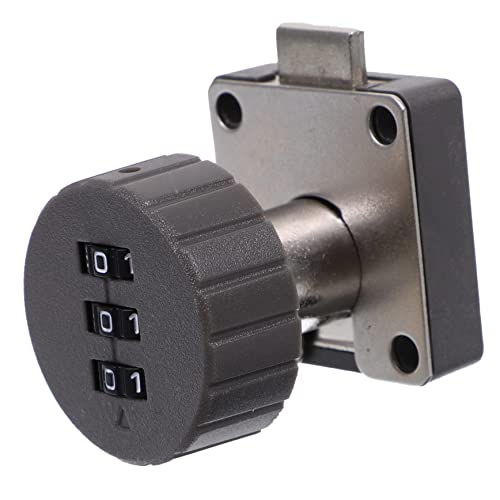 Balacoo Combination Lock Resettable Lock for Desk Drawer Cabinet Design Durable Security Lock Easy Password Change for Home Office Use