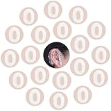 200 Pack More Economical Disposable Ear Covers for Shower, Waterproof Plastic Ear Protectors, Ear Shower Caps for Hair Dye-(5.5in）