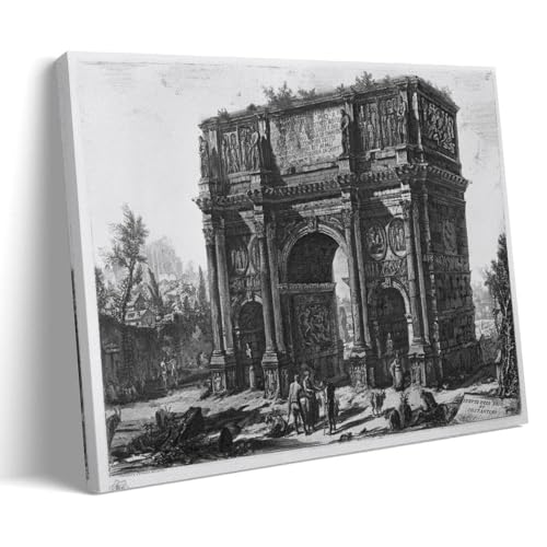 Vedute di Roma Piranesi toile murale pour habiller un mur vide cadre 40 x 60 cm