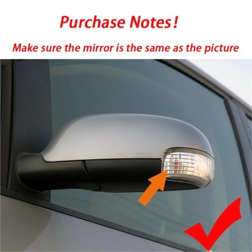 Intermitente de espejo lateral LED secuencial para VW Touran 2003-2010 3