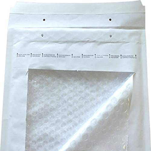1000 Sobres acolchados Blancos 100x165mm Mod. 11/A.Cierre por tira auto-adhesiva. Sistema Peel & Seal.