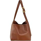 25 x 10 x 27 cm SWZEC Dione Couture JACQUELINE - Grand Sac à Main Bandoulière Cuir Cabas (marron)