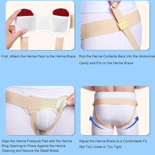 Faja para Hernia Inguinal Grande para Hombre y Mujer miniatura 7