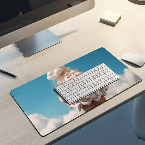 Tapis de souris de jeu grand format LED imperméable antidérapant - 5
