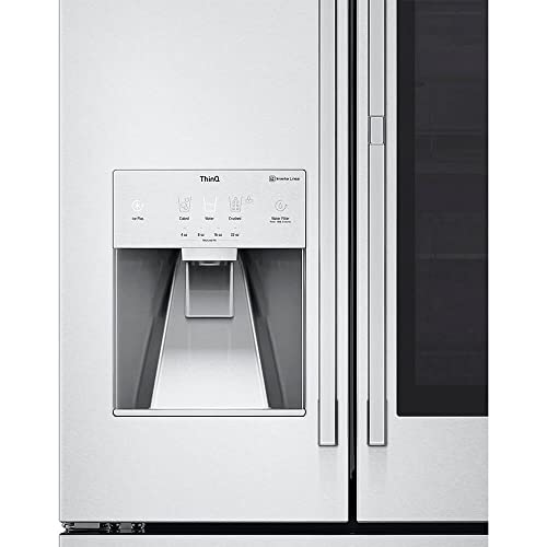 Lg Studio 24 Cu. Ft. Stainless French Door Instaview Door-In-Door Refrigerator #TOP6