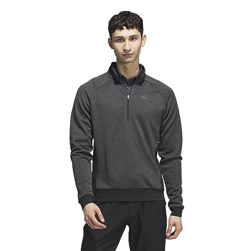 adidas Men's DWR Quarter Zip Golf Pullover