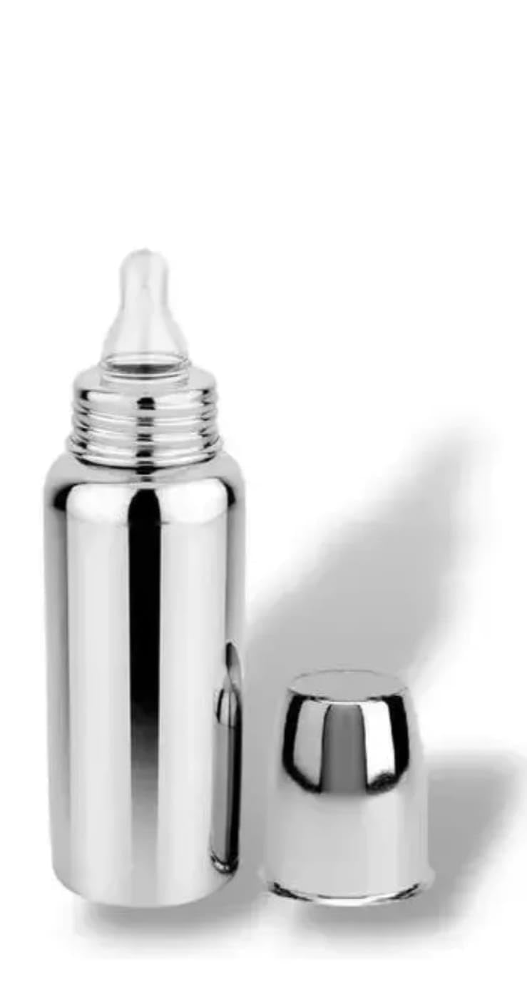 250ml Stainless Steel Baby Feeding Bottle | BPA-Free, Anti-Colic Silicone Nipple, Spill-Proof Cap, Durable & Safe Milk Bottle for Newborns & Toddlers 250ml Stainless Steel Baby Feeding Bottle | BPA-Free, Anti-Colic Silicone Nipple, Spill-Proof Cap, Durable & Safe Milk Bottle for Newborns & Toddlers