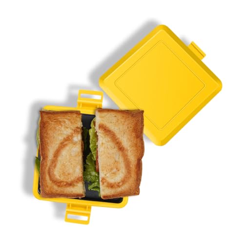 Tostadora de microondas de silicona con bandeja antiadherente para panini y sándwich 7