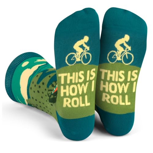 This Is How I Roll Bike Socks Funny Cycling Gift for Bikers & Cyclists