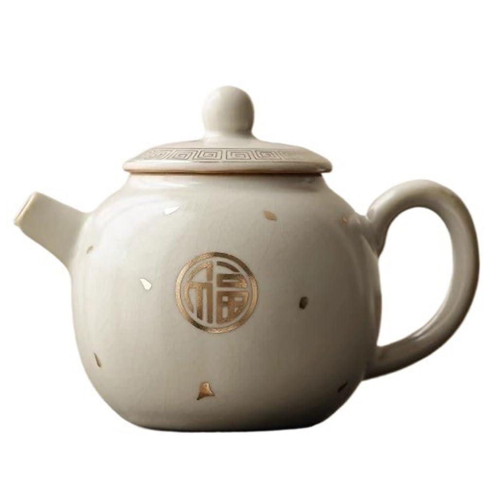BTYQKZVPM Japanese ceramic tea pot, Ceramic Teapot Single Pot Kung Fu Tea Set Home Maker