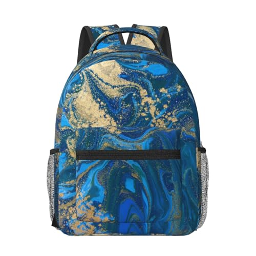 Sacs à dos pour enfants grand confort motif marbre noir résistant et léger