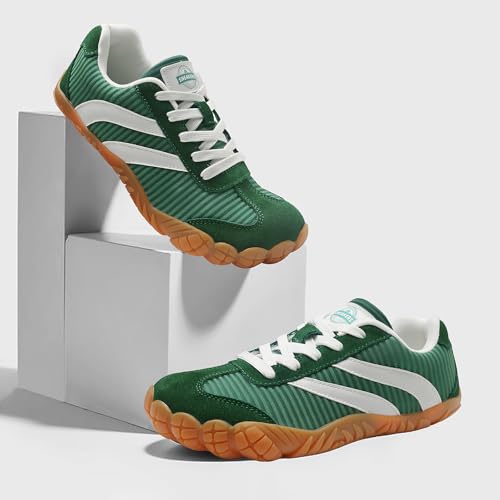 Image of Barefoot Shoes Women Casual Sneakers,Wide Toe Box Shoes Women Zero Drop Barefoot Shoe Men,Minimalist Trail Running Shoe,Non-Slip Lightweight Breathable Comfortable Fashion Walking Hiking Shoes Unisex