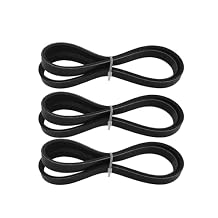 Set of 3 Serpentine Drive Belt Replacement, Alternator-A/C-Power Steering Drive Belt Fits for Honda CRV 2.0 L 1997-2001, Replaces 4PK0845 4PK0895 4PK0820