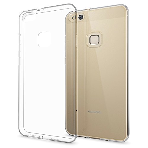 NALIA Funda Carcasa Compatible con Huawei P10 Lite, Protectora Movil Silicona Ultra-Fina Gel Cubierta Estuche, Goma Bumper Smart-Phone Cover Cobertura Delgado Claro Case Cristal Clear - Transparente