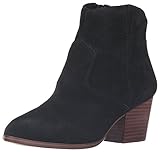 ALDO Women's Marecchia Ankle Bootie, Black Suede, 11 B US