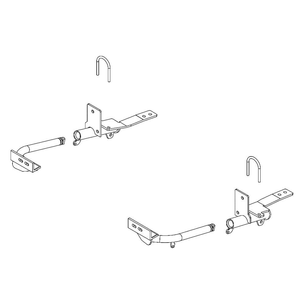 Tow Ready 63254 Fifth Wheel Base Rail Lock (Barrel Style with Bent Pin, 1/2