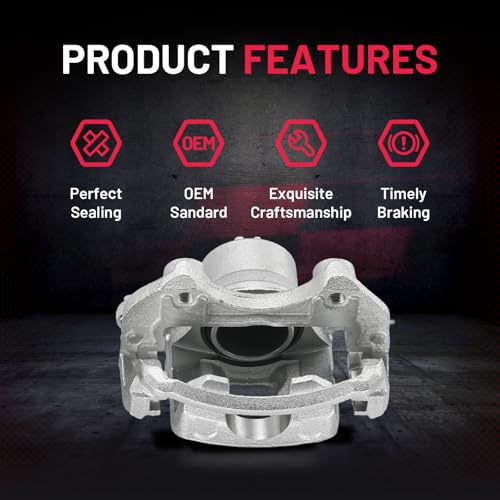 Image of BDFHYK 19-B1218 19-B1219 Front Disc Brake Caliper Assembly Compatible with INFINITI I30 1996-1997 /1999, Compatible with Nissan Altima /Maxima /Sentra 1989-1999, 1.6L 2.0L 2.4L 2.5L 3.0L V6 L4 GAS 2pcs
