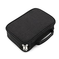 DabbOo Grande Trousse à Crayons 72 Emplacements avec Compartiments Détachables Noir 23x16x7cm Organisation Parfaite pour Fournitures Scolaires et Bureau Idéale pour Étudiants et Professionnels