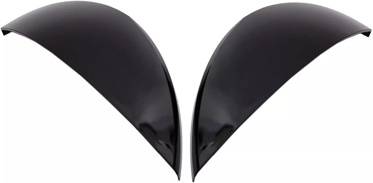 Exterior Accessories - Straight Line Angry Eye Eyebrows Eyelids Covers Headlights Trims for 2014-2023 F55 F56 F57 Cooper S JCW - Gloss Black