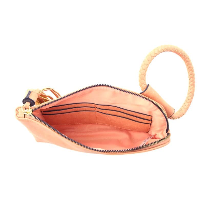 Image of Womens Clutch Purse Wristlet Wallet Evening w /Hand Strap Casual Formal Vegan Leather - Metro Muse