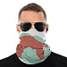 Produktbild fgjfdjj Nettes Cartoon-Faultier, das auf Wolke-Schönheits-Mode-hawaiianischen Themenpartys schläft Neck Gaiter Neuheit Bandana für heiße Sommer-Outdoor-Aktivitäten