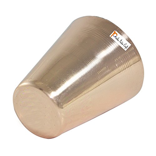 Set Of 4 - Prisha India Craft Small Solid Copper Moscow Mule Shot Glasses, Capacity 2.46 Oz Per Tumblers - Shot Glass Copper Moscow Mule Cocktail Cup, Wine Glasses #TOP2