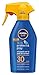 NIVEA SUN Maxi Spray Solare Kids Protect & Play FP30 in flacone spray da 300 ml, Protezione solare per bambini resistente all'acqua, crema solare per pelli delicate