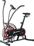 SCORPION Assault Bike Compact Home Fitness Stationary Bike for Full Body Workouts with Smooth Fan Resistance and LCD Display