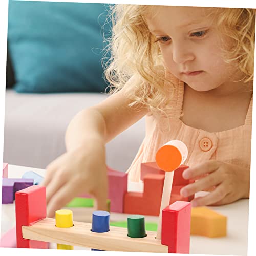 Toyvian 5 Conjuntos De Quebra-Cabeça De Educação Precoce Martelando Bloco De Brinquedo Quebra-Cabeça