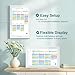 Digital Calendar, 15.6inch Smart WiFi Digital Calendar&Chore Chart, 1920 * 1080 IPS Touch Screen HD Display for Family Schedules, Wall-Mounted, Share Moments Instantly from Anywhere (White, 15.6 inch)