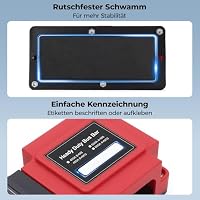 WODHMIEY 8x M10 Busbar Stromverteiler 12V 24V 48V DC 400A Batterieanschlussblock Hochstrom Verteilerleiste für Auto Wohnmobil Boot LKW Solaranlage Stromversorgung mit Rotem und Schwarzem Deckel – Ansicht 4