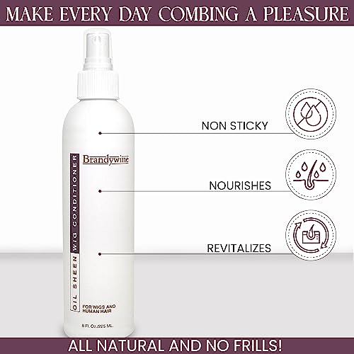 Brandywine Oil Sheen Wig Conditioner + Spritz y Spray 8oz miniatura 7