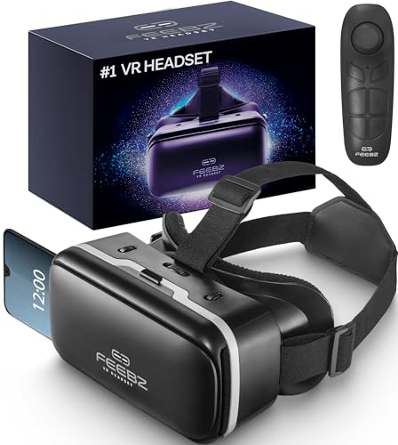 FEEBZ 3D VR Headset for Kids 2.0 + Android Remote