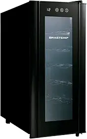 Adega Climatizada Brastemp 12 Garrafas All Black Preto BZC12B 220V