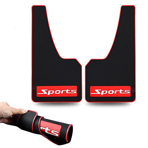 Bavettes garde-boue universel noir 43,5cm protection bas de caisse auto sport