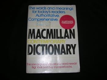 Paperback Macmillan Contemporary Dictionary Book