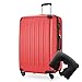 Produktbild Hauptstadtkoffer - Spree Hartschalen-Koffer-XL Koffer Trolley Rollkoffer Reisekoffer Erweiterbar, 4 Rollen, TSA, 75 cm, 119 Liter, Rot inkl. Reise Nackenkissen