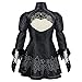 Helltaker 2B Cosplay NieR Automata YoRHa No.2 Type B Game Outfit Halloween Women Costume Sexy Black Dress