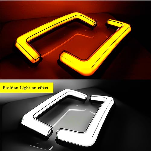 Luz De Led De Montagem Em Ziguezague Na Grade Dianteira Para Ford F150 2009-2014 Luz De Mudança De D